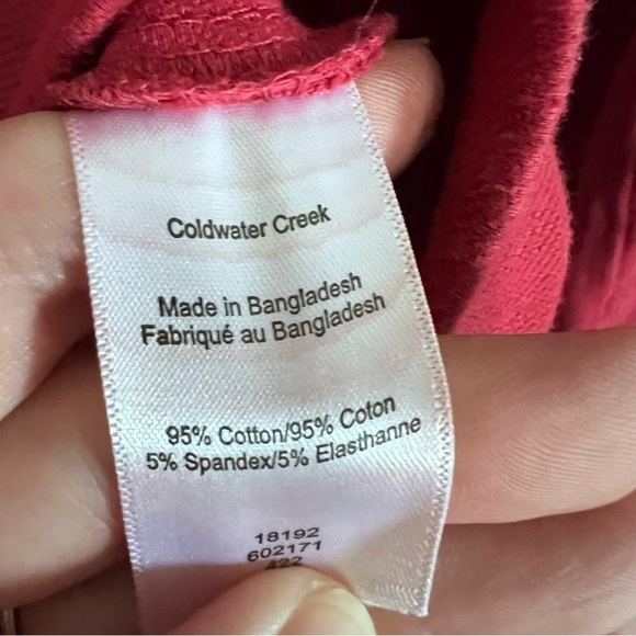 EUC Coldwater Creek Cabincore Red Jacket size Medium - Picture 6 of 8